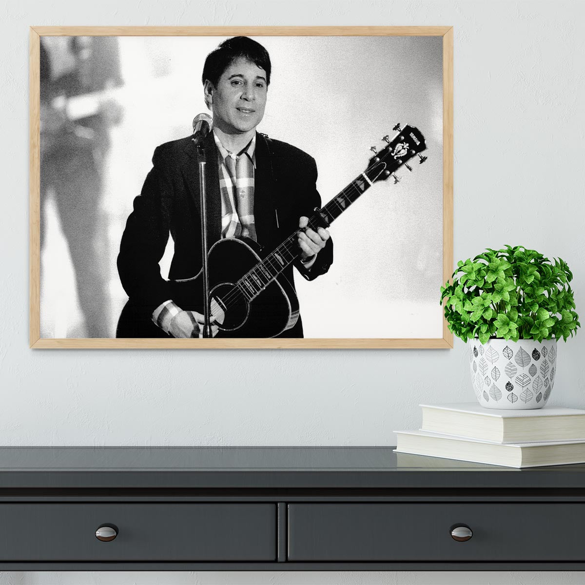 Paul Simon Framed Print - Canvas Art Rocks - 4