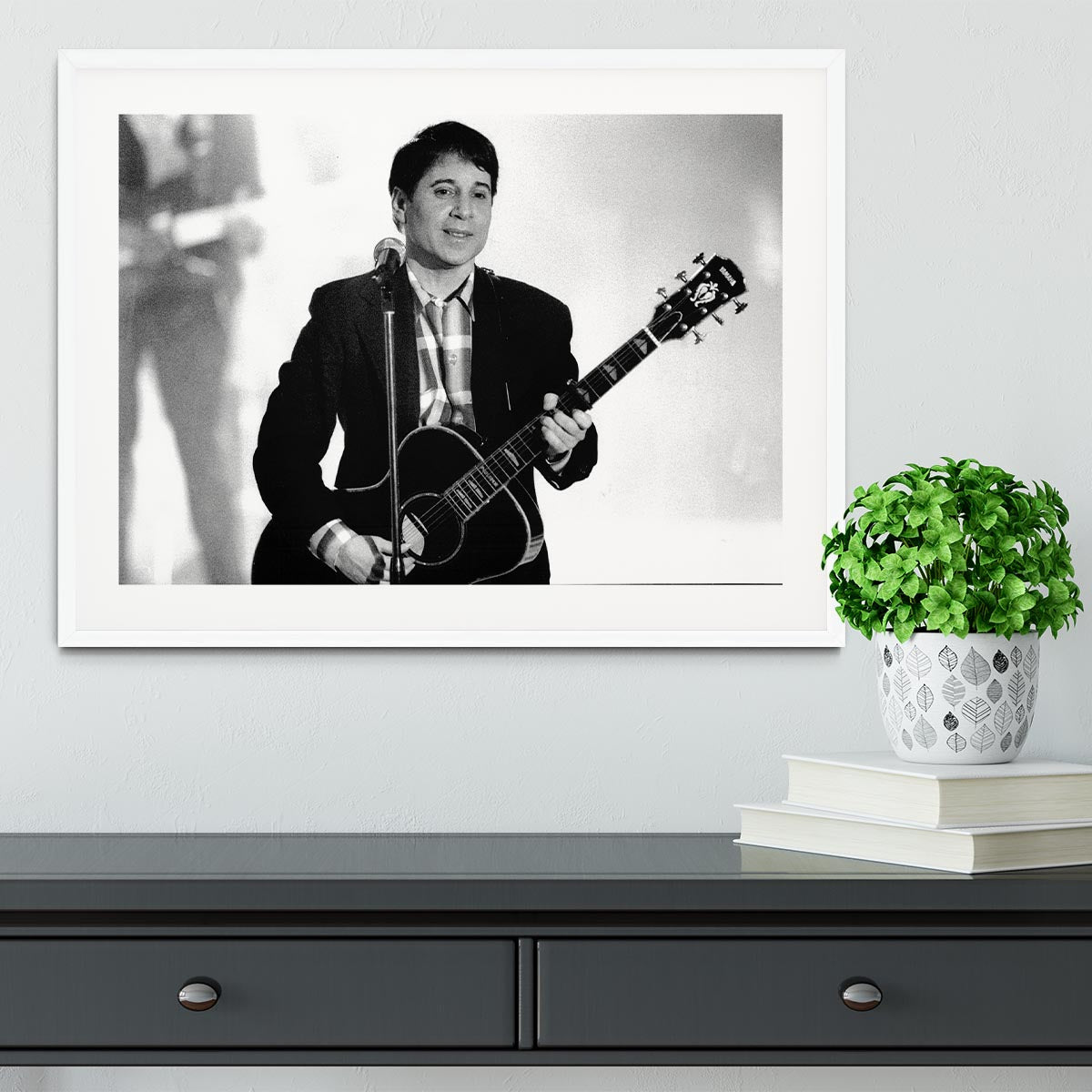 Paul Simon Framed Print - Canvas Art Rocks - 5