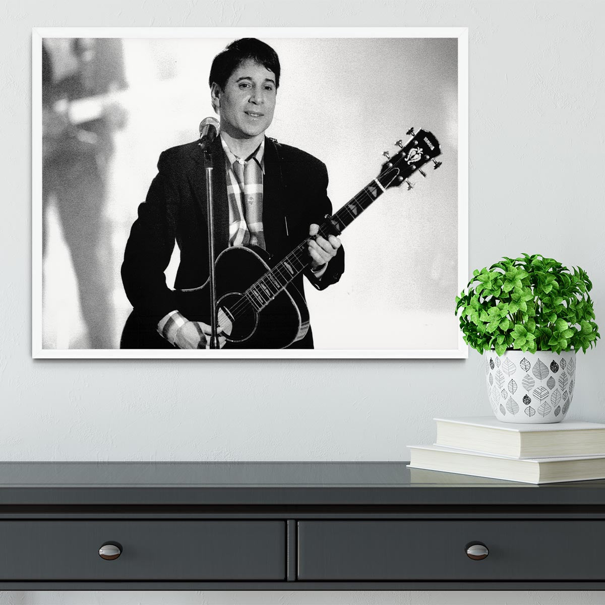 Paul Simon Framed Print - Canvas Art Rocks -6