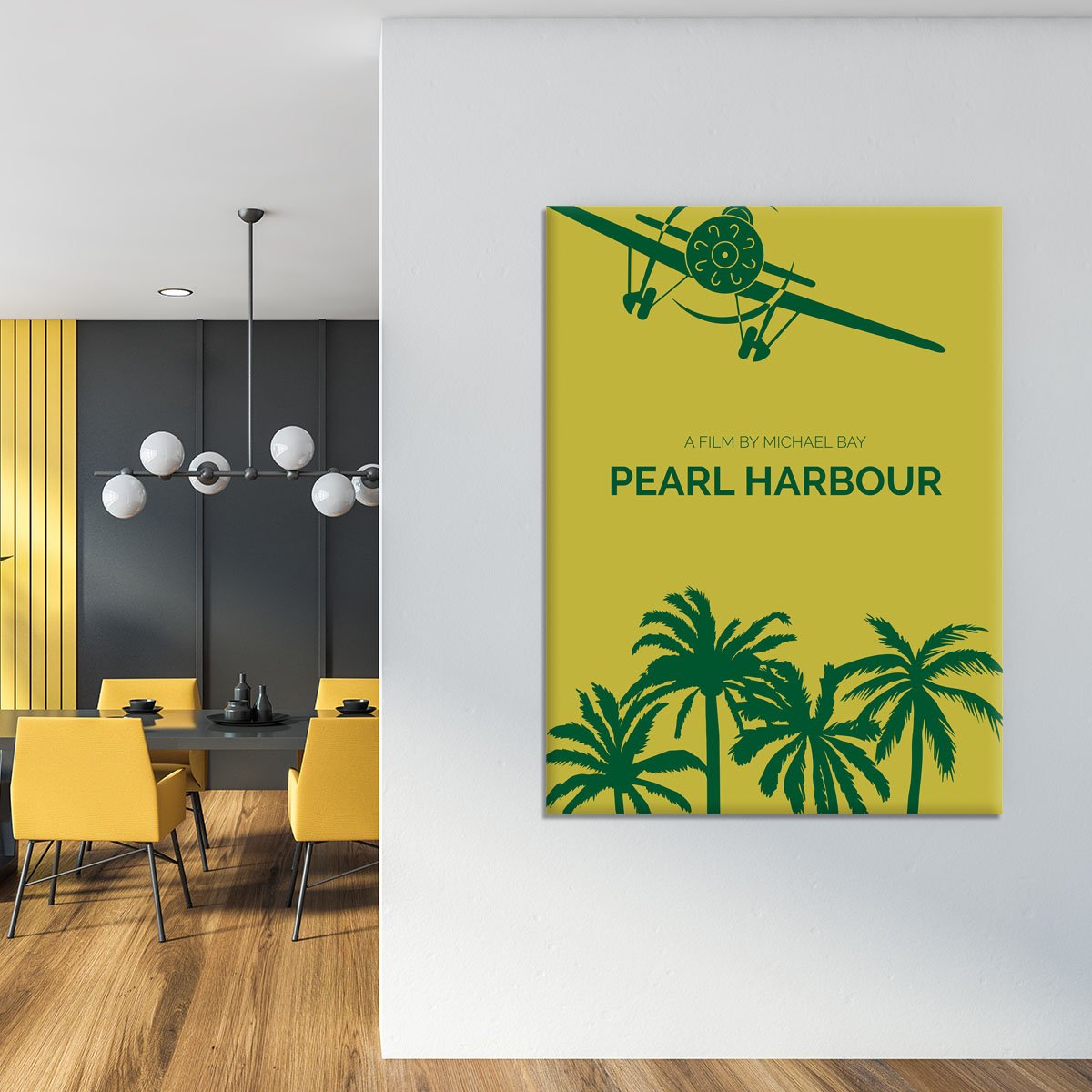 Pearl Habour Minimal Movie Canvas Print or Poster