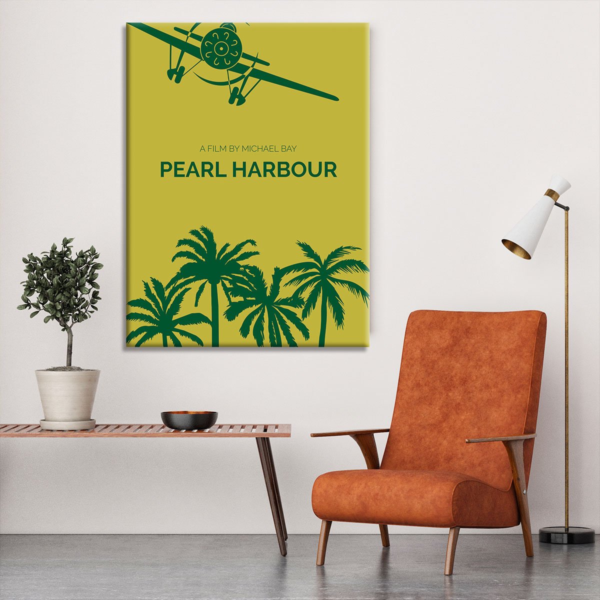 Pearl Habour Minimal Movie Canvas Print or Poster
