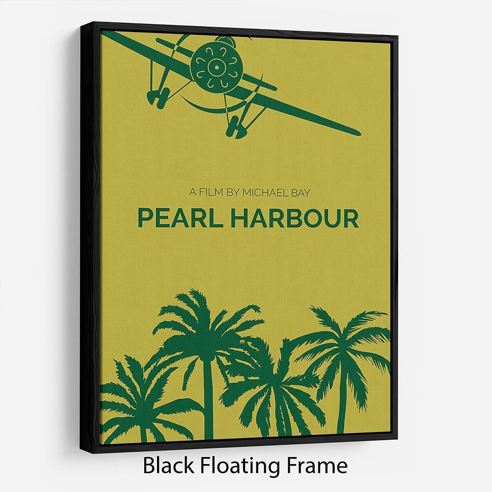 Pearl Habour Minimal Movie Floating Frame Canvas - Canvas Art Rocks - 1