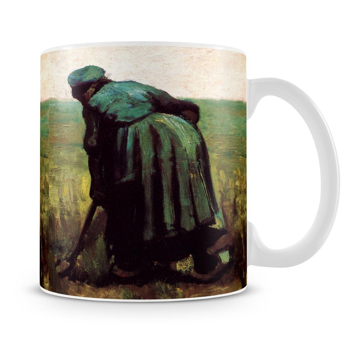 Peasant Woman Digging by Van Gogh Mug - Canvas Art Rocks - 4