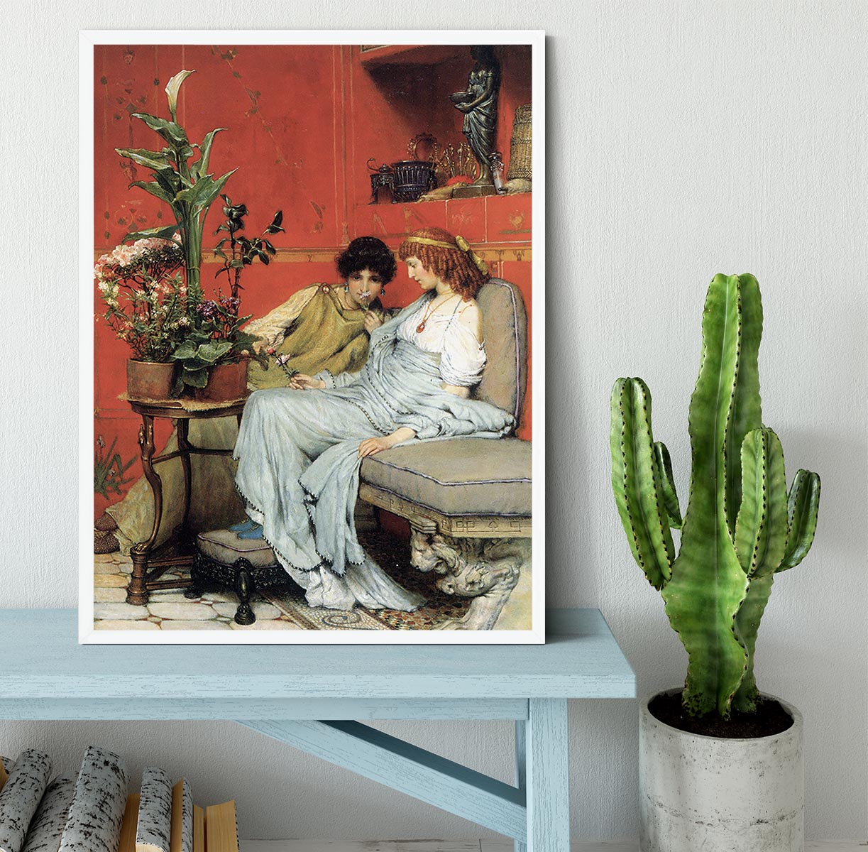 Penetralia by Alma Tadema Framed Print - Canvas Art Rocks -6