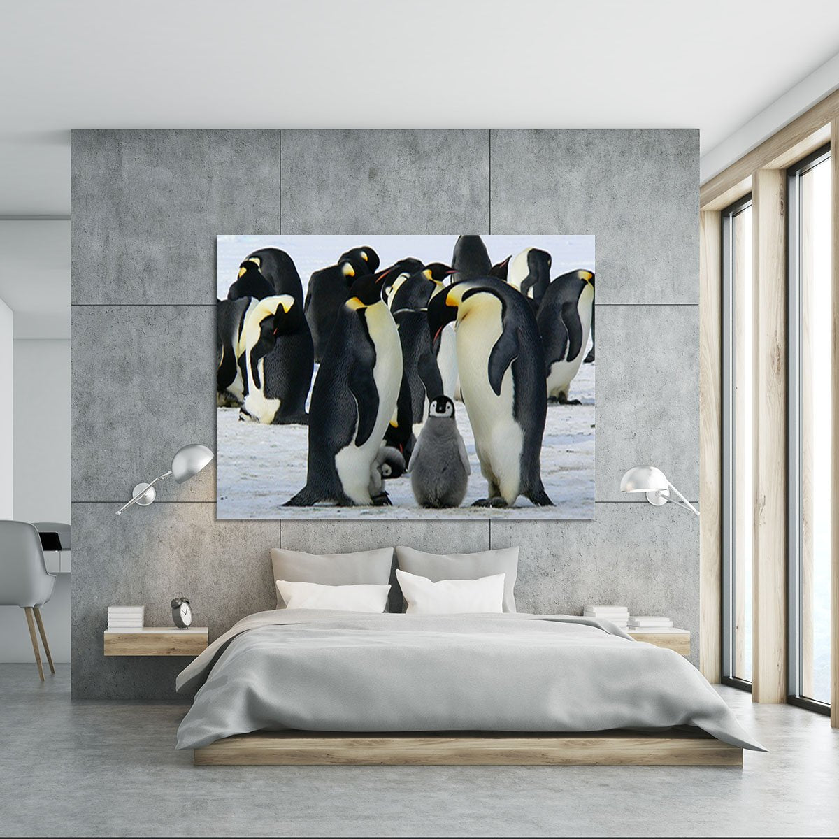 Penguins Canvas Print or Poster