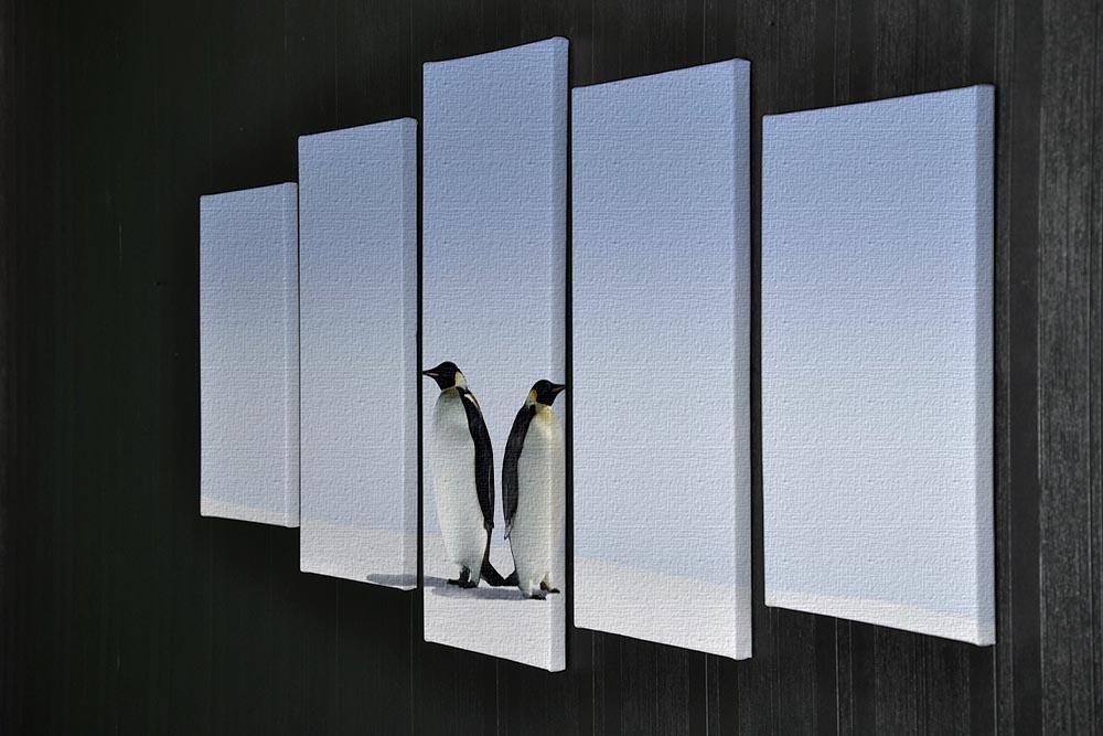 Penguins dont know where to go 5 Split Panel Canvas - Canvas Art Rocks - 2