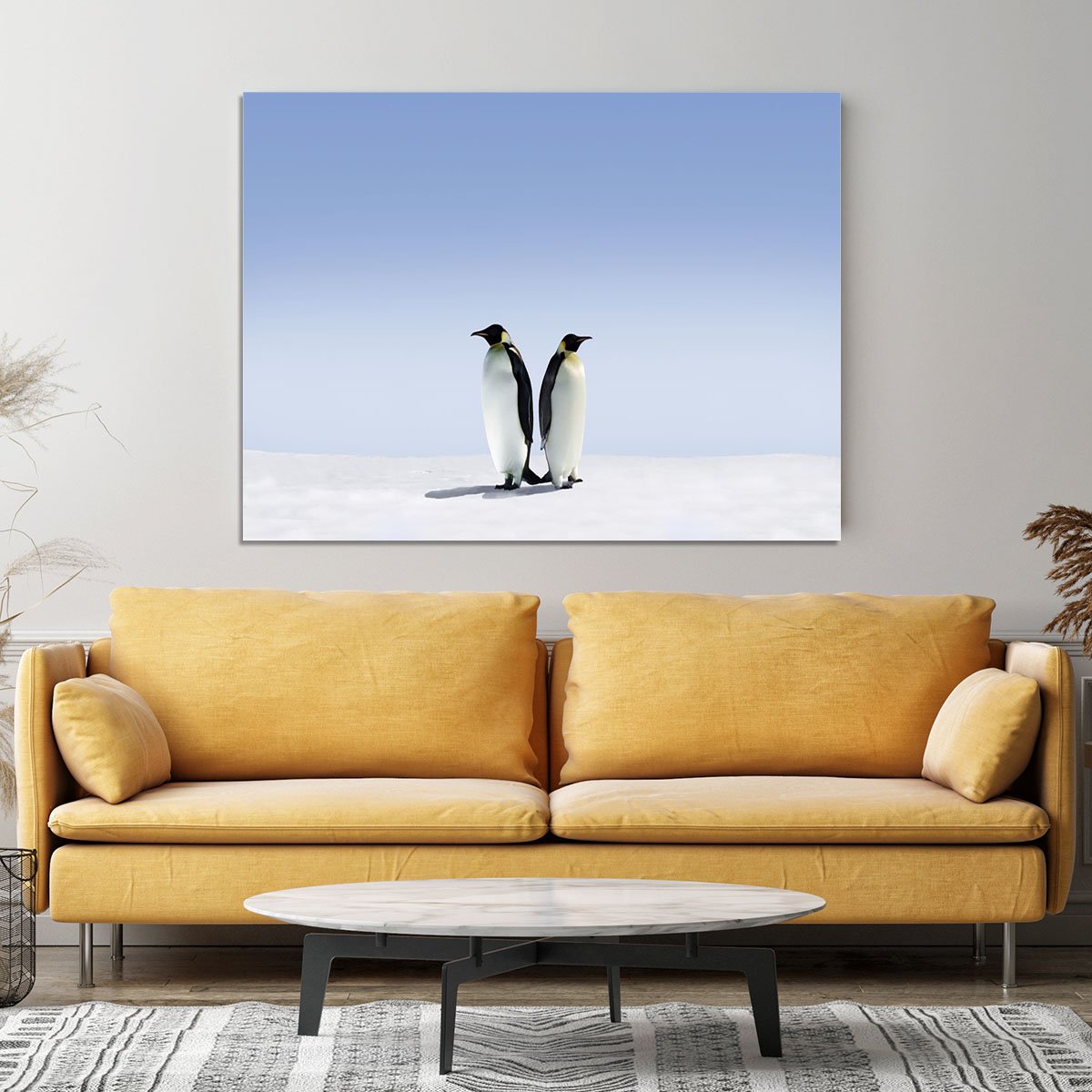 Penguins dont know where to go Canvas Print or Poster