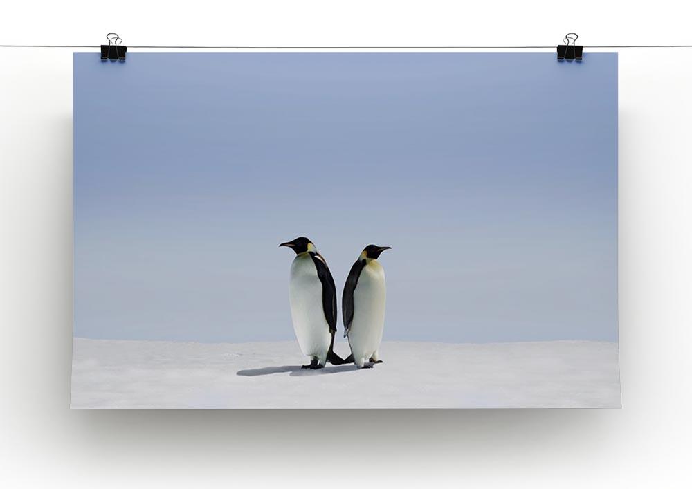 Penguins dont know where to go Canvas Print or Poster - Canvas Art Rocks - 2