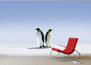 Penguins dont know where to go Wall Mural Wallpaper - Canvas Art Rocks - 2