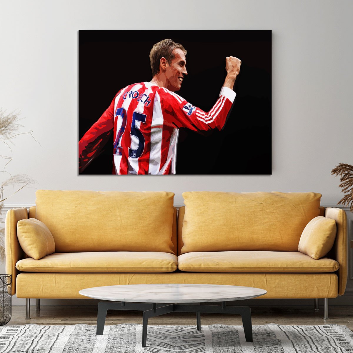 Peter Crouch Stoke City Canvas Print or Poster