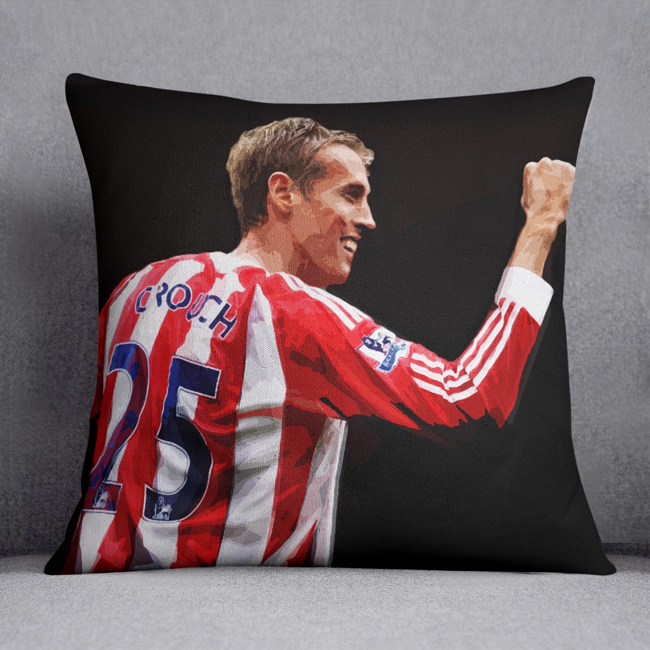 Peter Crouch Stoke City Cushion