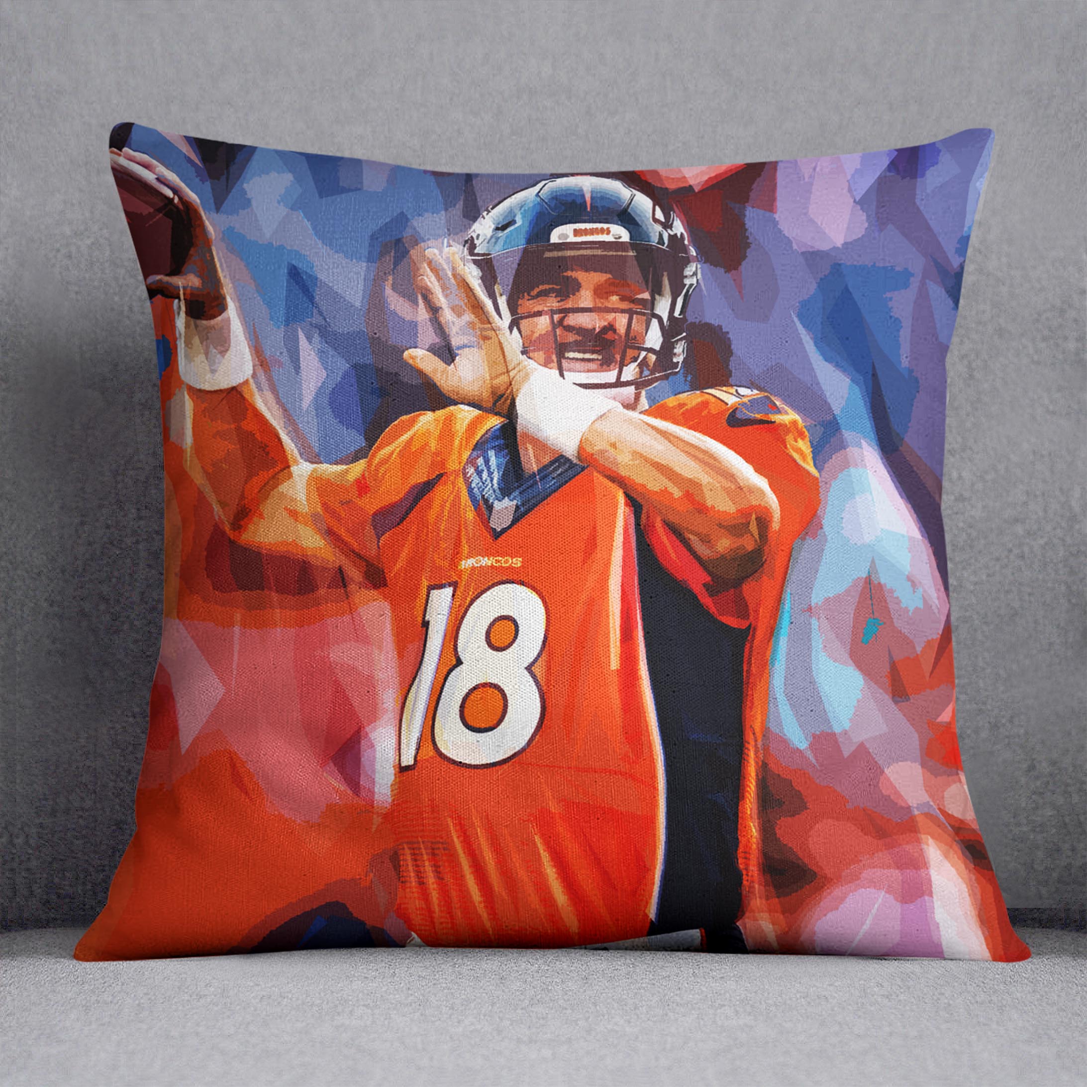 Peyton Manning Denver Broncos Cushion