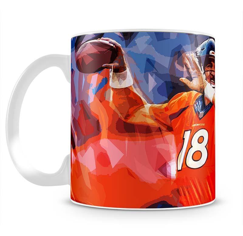 Peyton Manning Denver Broncos Mug - Canvas Art Rocks - 2
