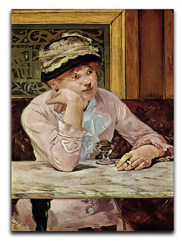 Pflaume by Manet Canvas Print or Poster  - Canvas Art Rocks - 1