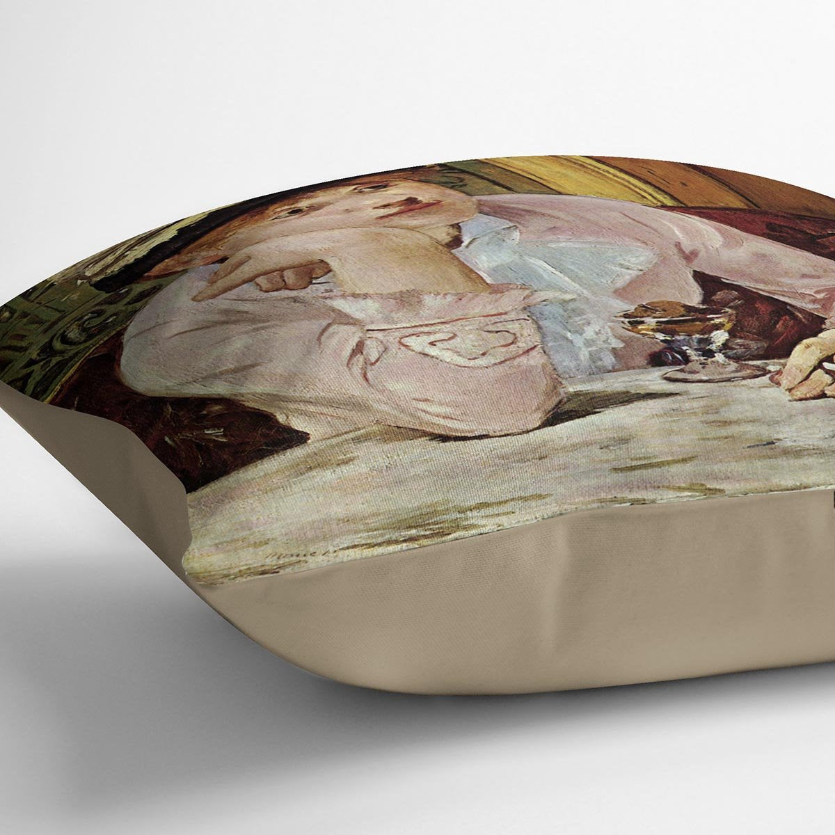 Pflaume by Manet Throw Pillow