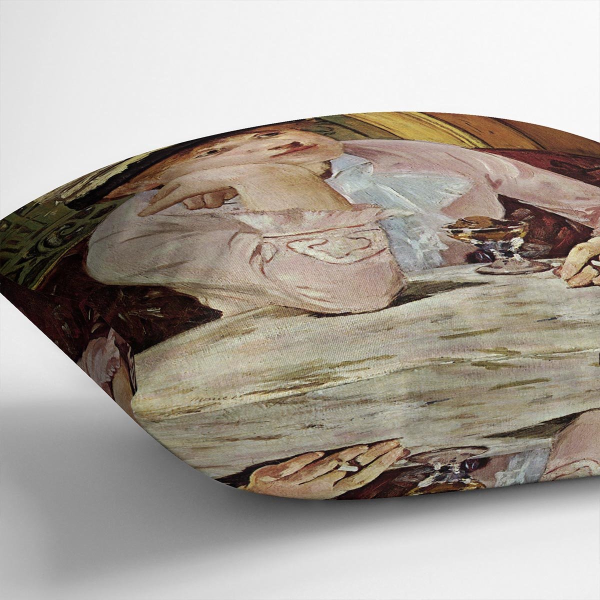 Pflaume by Manet Throw Pillow