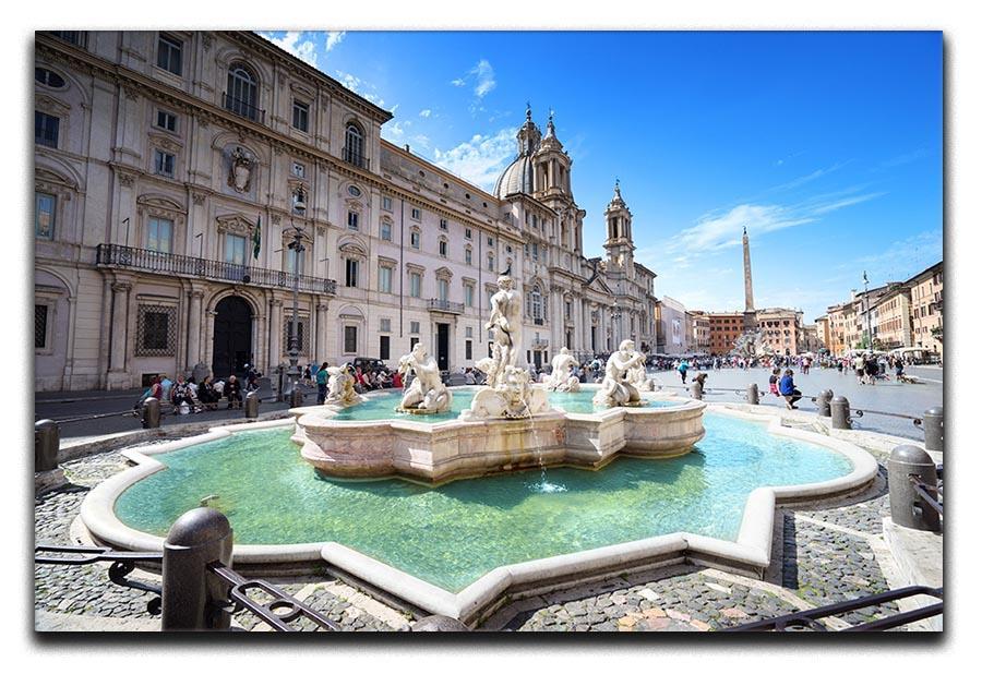 Piazza Navona Canvas Print or Poster  - Canvas Art Rocks - 1