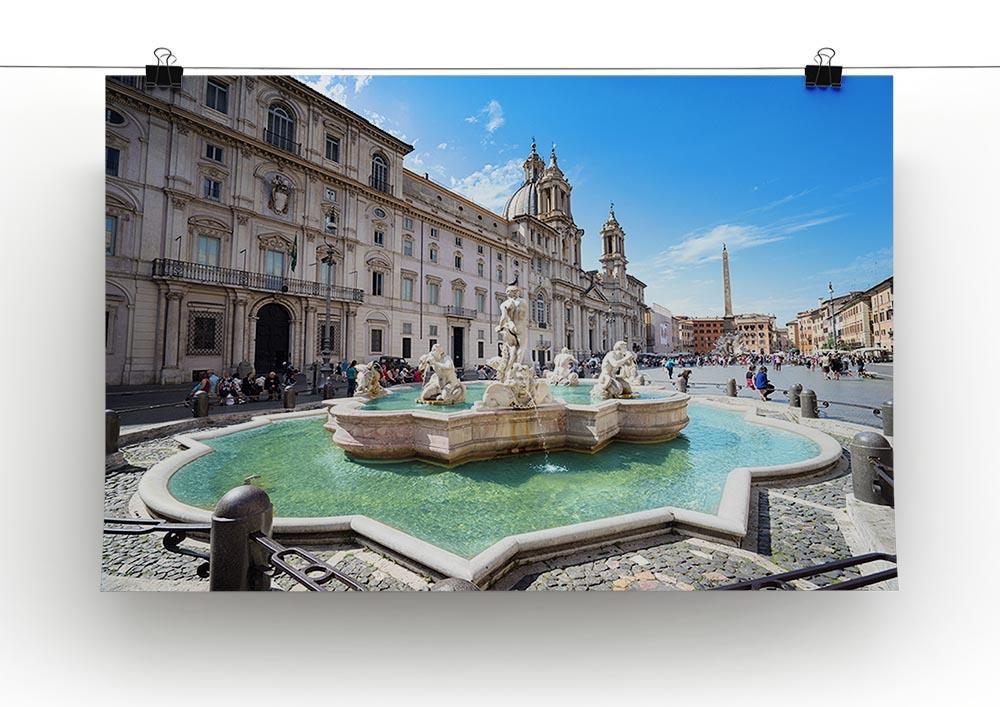 Piazza Navona Canvas Print or Poster - Canvas Art Rocks - 2