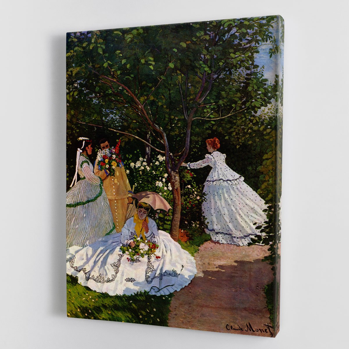 Picnic by Monet Canvas Print or Poster