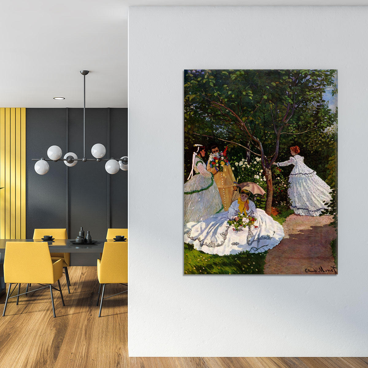 Picnic by Monet Canvas Print or Poster - Canvas Art Rocks - 4