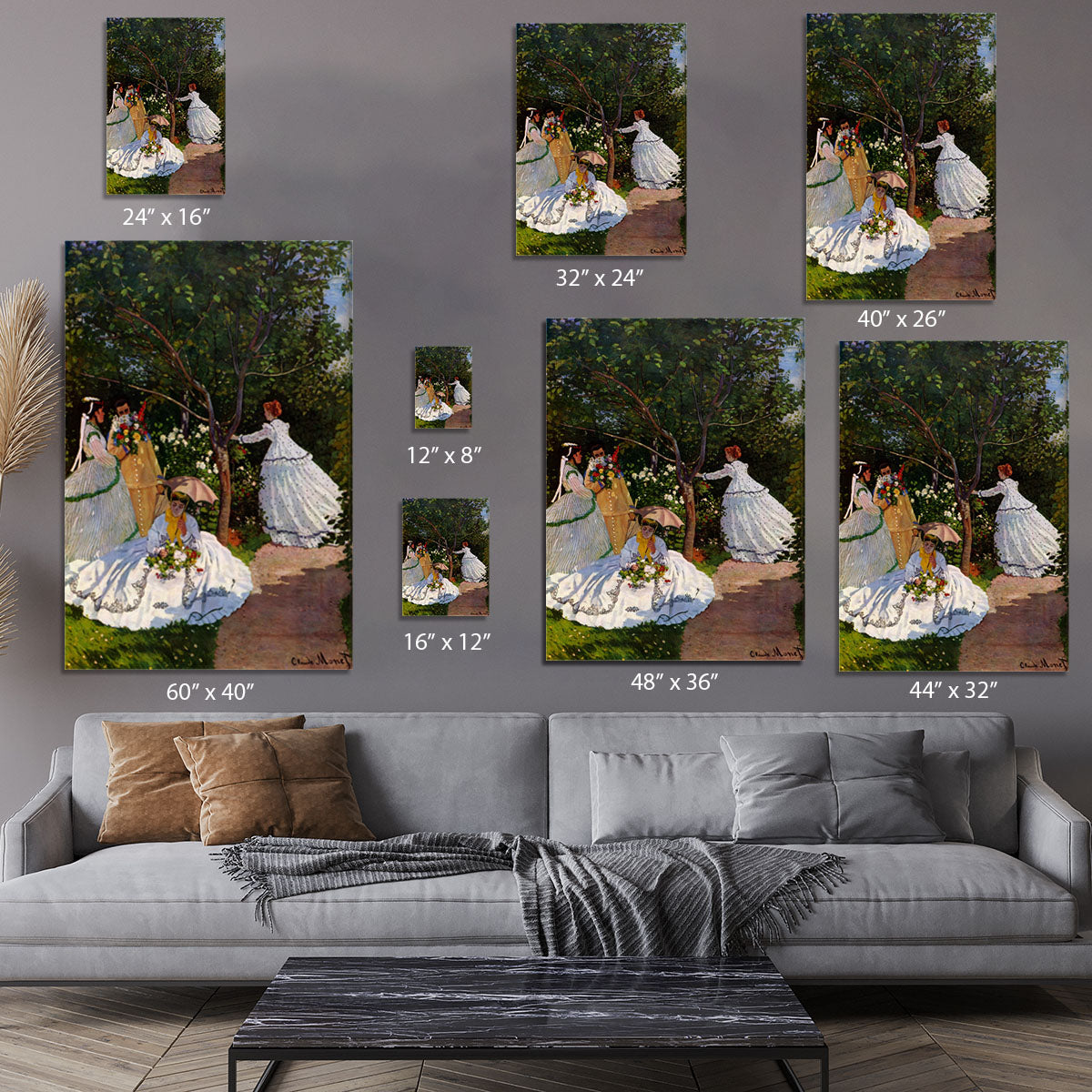 Picnic by Monet Canvas Print or Poster - Canvas Art Rocks - 7