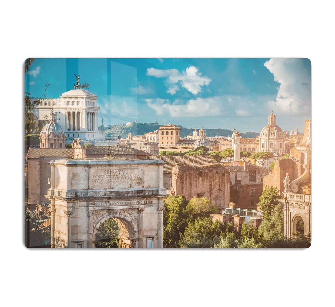 Picturesque View of the Roman Forum HD Metal Print