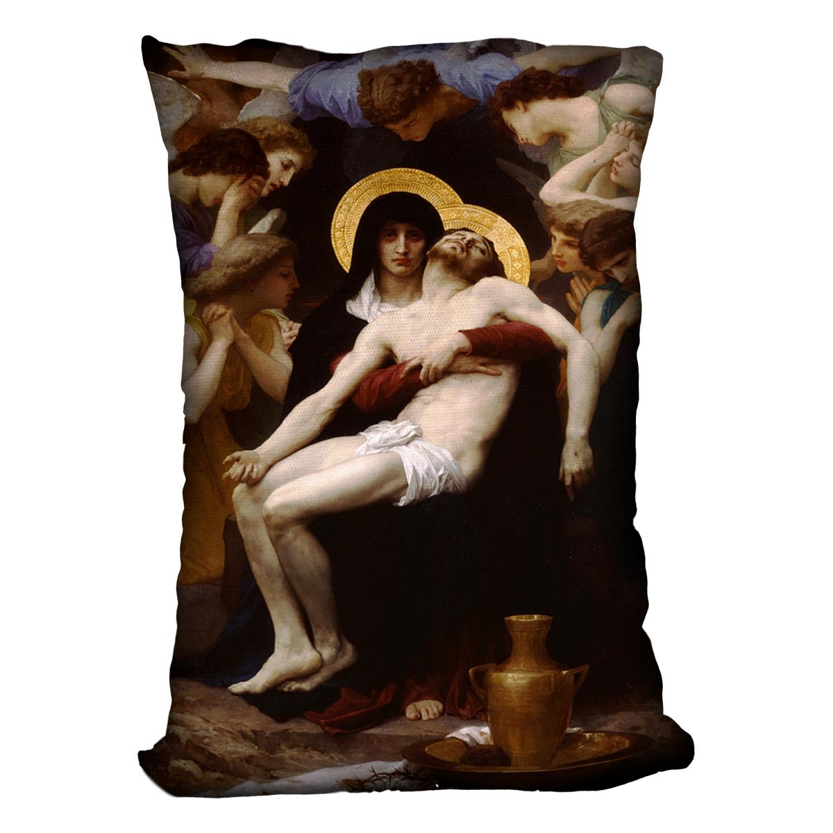 Pieta By Bouguereau Throw Pillow