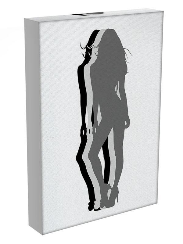 Pin-Up Silhouette Canvas Print or Poster - Canvas Art Rocks - 3