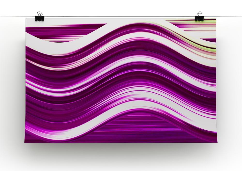Pink Wave Canvas Print or Poster - Canvas Art Rocks - 2