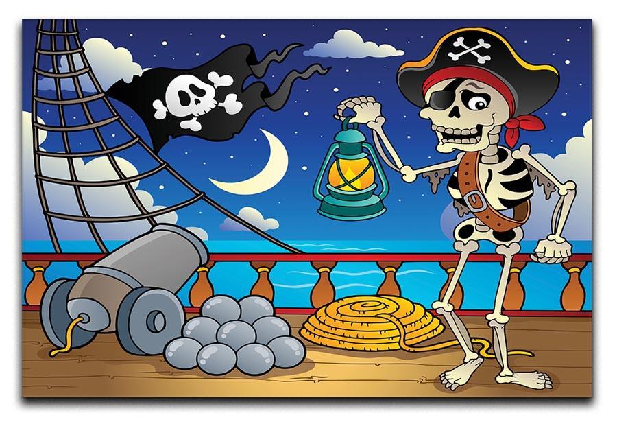 Pirate ship deck theme 6 Canvas Print or Poster  - Canvas Art Rocks - 1