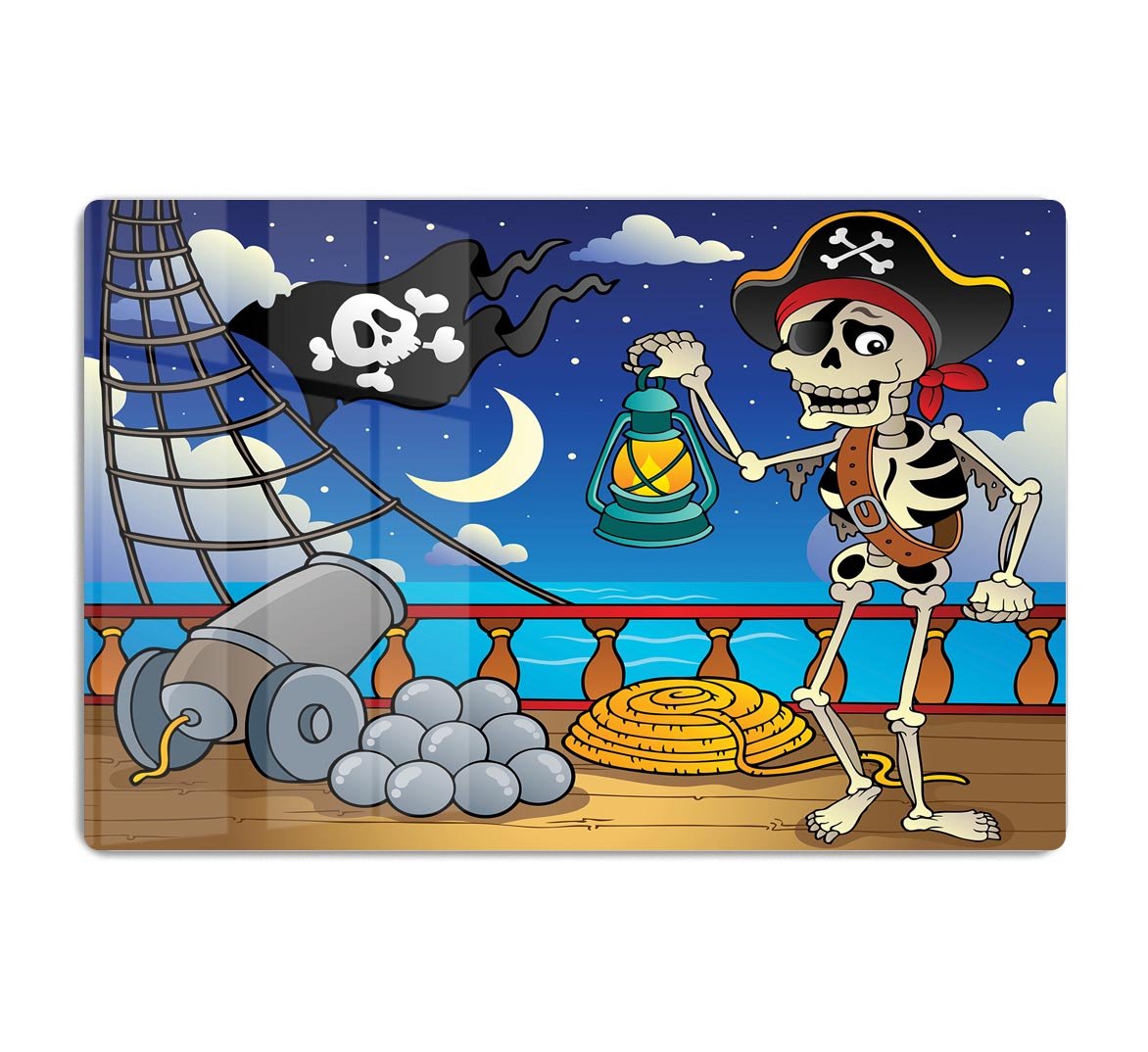 Pirate ship deck theme 6 HD Metal Print