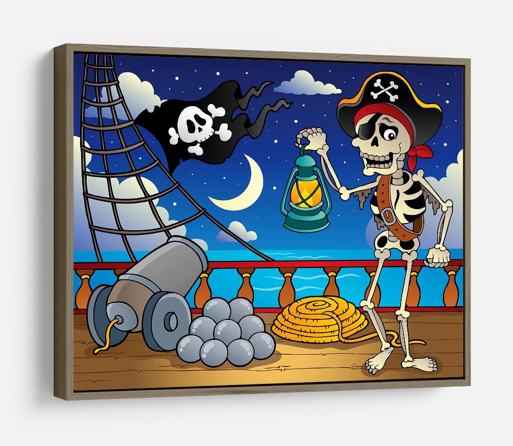 Pirate ship deck theme 6 HD Metal Print