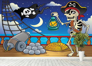 Pirate ship deck theme 6 Wall Mural Wallpaper - Canvas Art Rocks - 4