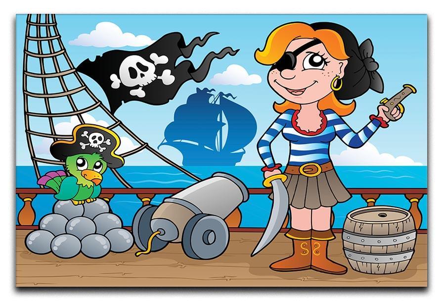 Pirate ship deck theme 8 Canvas Print or Poster  - Canvas Art Rocks - 1