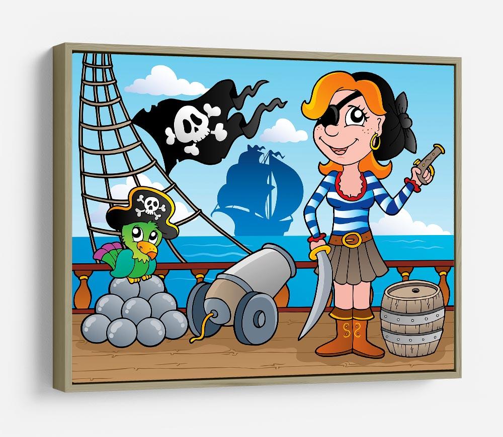 Pirate ship deck theme 8 HD Metal Print