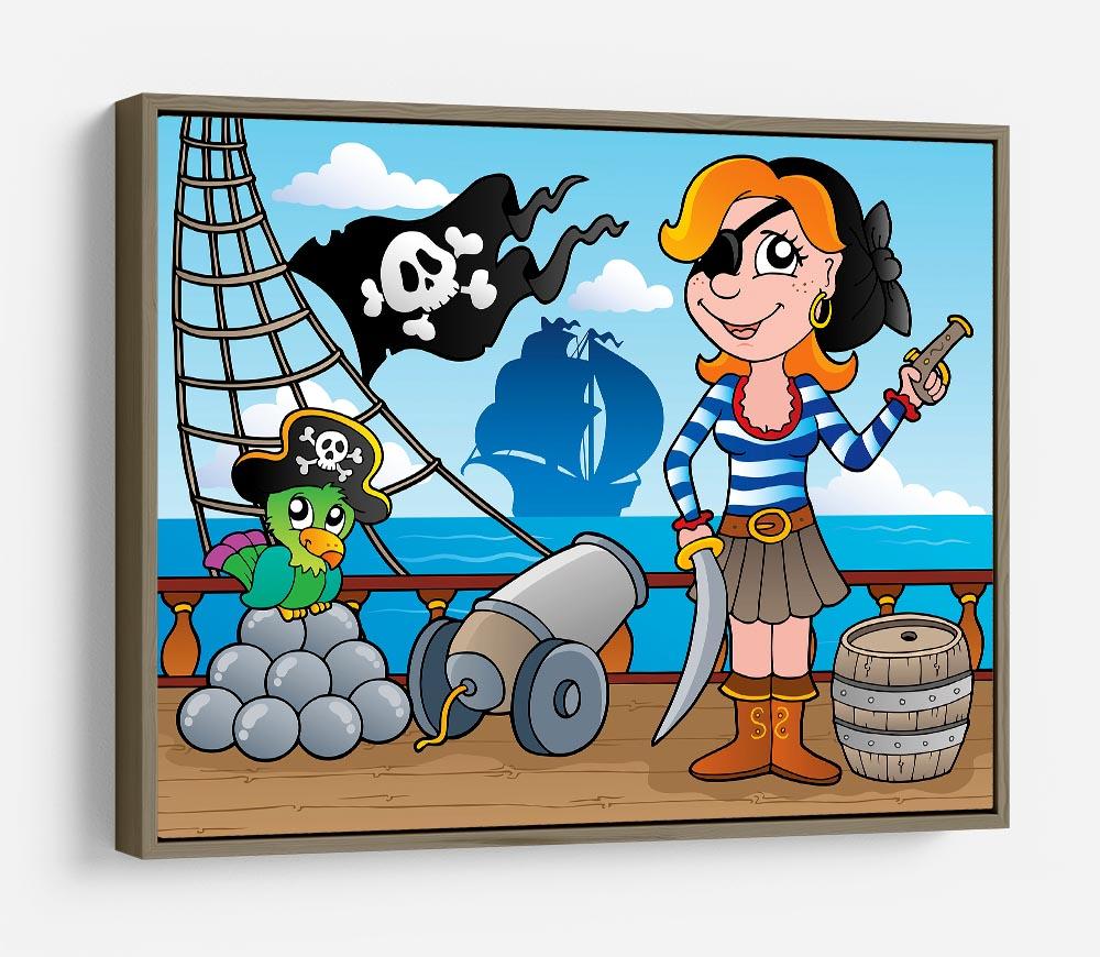 Pirate ship deck theme 8 HD Metal Print