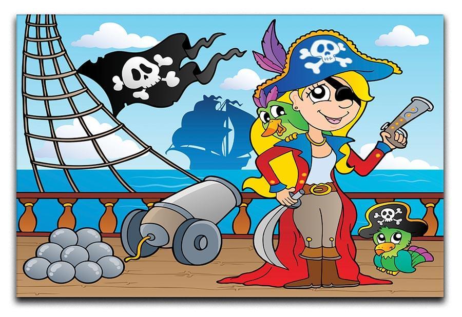 Pirate ship deck theme 9 Canvas Print or Poster  - Canvas Art Rocks - 1