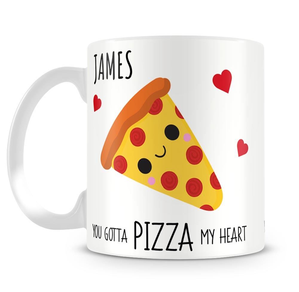 Pizza My Heart Personalised Mug