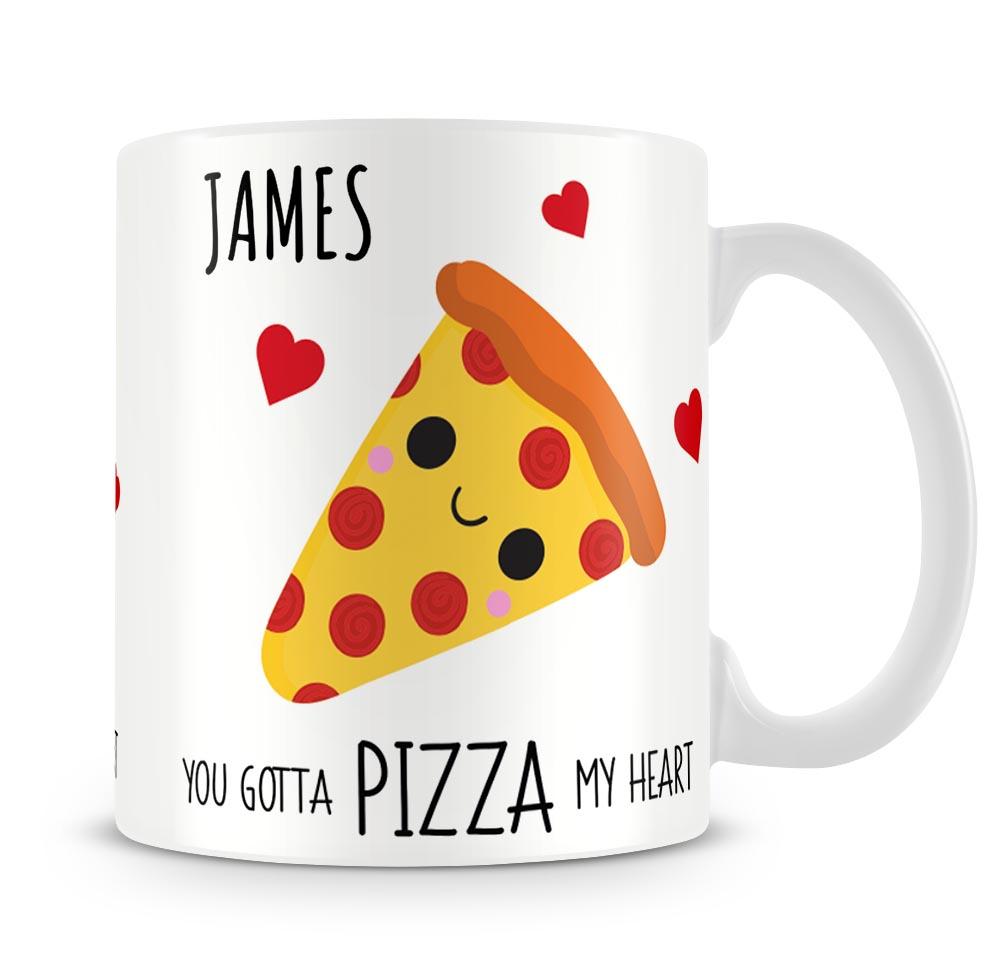 Pizza My Heart Personalised Mug