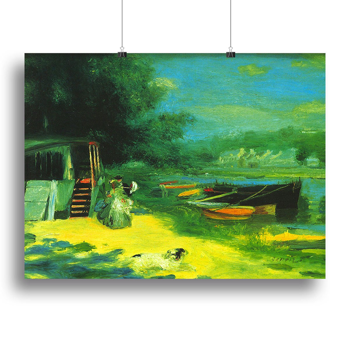 Place for Bading by Renoir Canvas Print or Poster