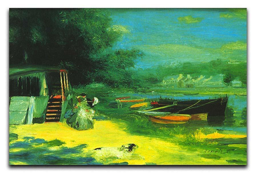 Place for Bading by Renoir Canvas Print or Poster  - Canvas Art Rocks - 1