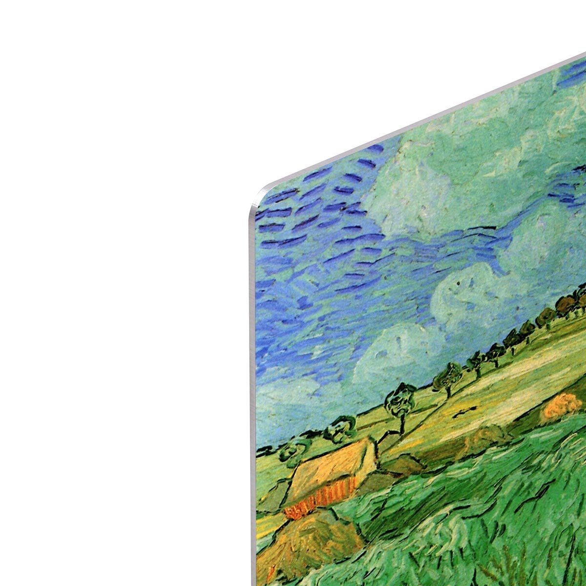 Plain Near Auvers by Van Gogh HD Metal Print