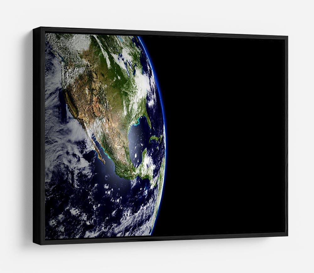 Planet Earth in universe or space HD Metal Print