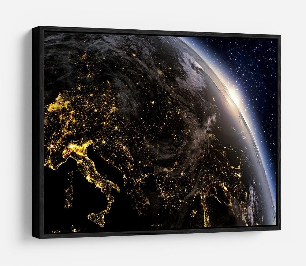 Planet earth Europe zone HD Metal Print