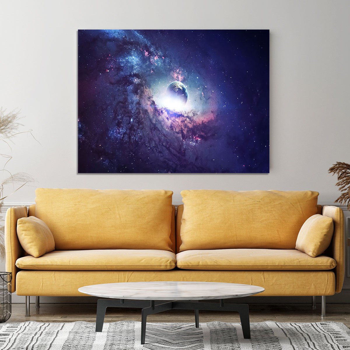 Planets Stars and Galaxies Canvas Print or Poster