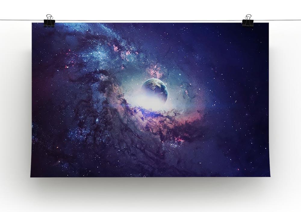 Planets Stars and Galaxies Canvas Print or Poster - Canvas Art Rocks - 2