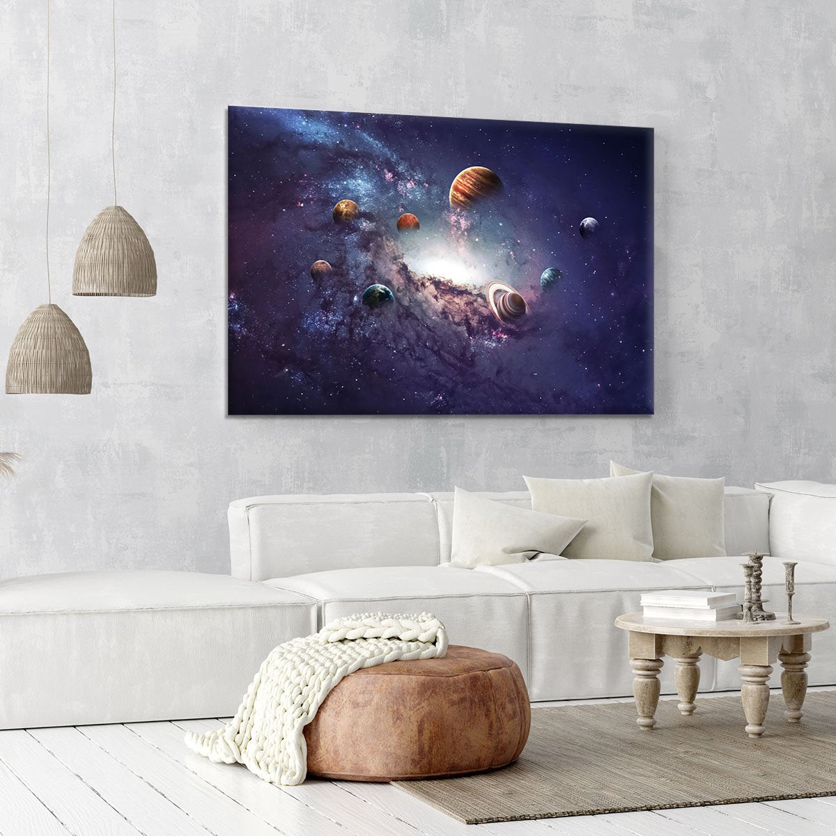 Planets in the solar system Canvas Print or Poster