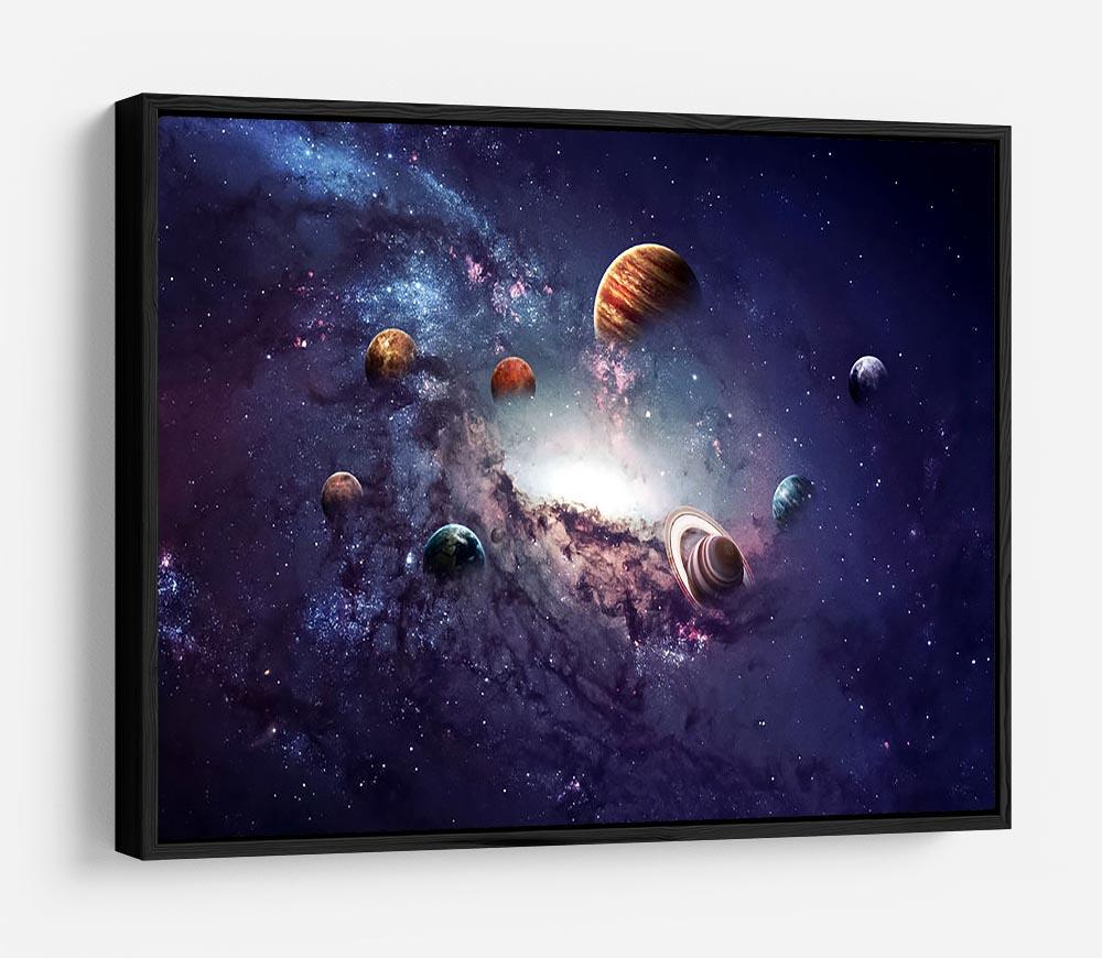 Planets in the solar system HD Metal Print