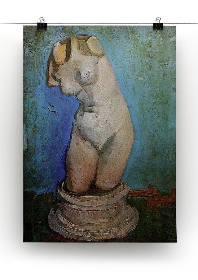 Plaster Statuette of a Female Torso 2 by Van Gogh Canvas Print & Poster - Canvas Art Rocks - 2