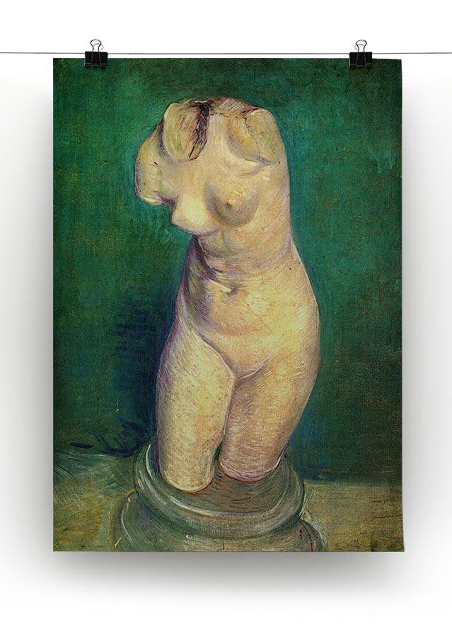 Plaster Statuette of a Female Torso by Van Gogh Canvas Print & Poster - Canvas Art Rocks - 2